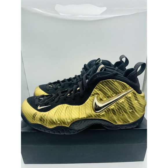 Nike Air Foamposite Pro Metallic Gold (2017) Size 12 With Original Box main image 5